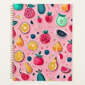 Schattigee kleurrijke ijskegels planner (Voorkant)