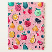 Schattigee kleurrijke ijskegels planner (Achterkant)