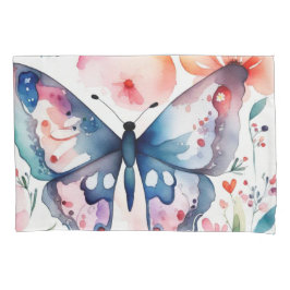 Schattigee kleurrijke insectenvlinder kussensloop