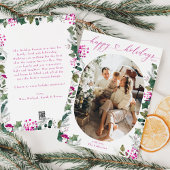 Schattigee Kleurrijke Kalligrafie Foto Vakantie Ka Feestdagenkaart