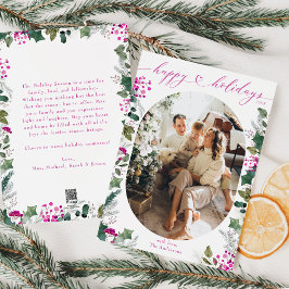 Schattigee Kleurrijke Kalligrafie Foto Vakantie Ka Feestdagenkaart