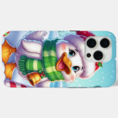 Schattigee Kleurrijke Kerst eend Case-Mate iPhone Case (Achterkant (horizontaal))
