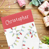 Schattigee Kleurrijke Kerst String Lights Whimsica Kleine Kerstsok