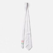 Schattigee kleurrijke kerstdagen stropdas (Achterkant)