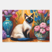 Schattigee Kleurrijke Kittens Inpakpapier Vel (Voorkant 2)