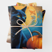 Schattigee Kleurrijke Kittens Inpakpapier Vel (In situ)