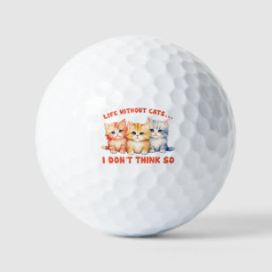 Schattigee kleurrijke Kittens - leven zonder katte Golfballen