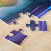 Schattigee Kleurrijke Kleine Zeemeermin Legpuzzel (Zijkant)