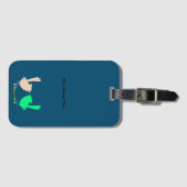 Schattigee Kleurrijke Lente vogels partij Bagagelabel (Voorkant (horizontaal))