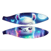 Schattigee Kleurrijke Llama Holografisch | Basketbal (Panelen)