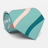 Schattigee kleurrijke mintgroen stropdas (Opgerold)