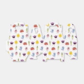 Schattigee kleurrijke monsters grappig Kinder patr Bedankdoosjes (Uitgevouwen)