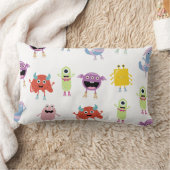 Schattigee kleurrijke monsters grappig Kinder patr Kussen (Deken)