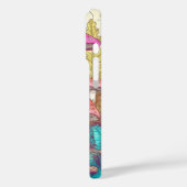 Schattigee Kleurrijke Mushroom House Art Case-Mate iPhone Case (Achterkant / Links)
