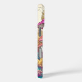 Schattigee Kleurrijke Mushroom House Art Case-Mate iPhone Case (Achterkant / Rechts)