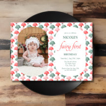 Schattigee kleurrijke paddenstoel foto fee eerste 