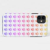 Schattigee kleurrijke poten Case-Mate iPhone case (Achterkant (horizontaal))