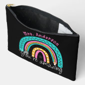Schattigee Kleurrijke Rainbow Teacher Appreciation Etui (Open)