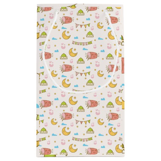 Schattigee Kleurrijke Ramadan en Eid Kinder Party  Klein Cadeauzakje