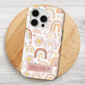Schattigee Kleurrijke Regenbogen en Daisy Flowers  Case-Mate iPhone Case