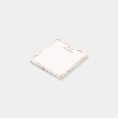 Schattigee Kleurrijke Regenbogen en Daisy Flowers  Post-it® Notes (Schuin)