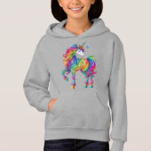 Schattigee, kleurrijke regenboog eenhoorn (Voorkant)