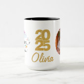 Schattigee Kleurrijke Regenboog Moederdag Custom P Mok (Midden)