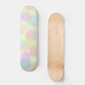 Schattigee Kleurrijke regenboog pastel Polka dot P Persoonlijk Skateboard (Voorkant)