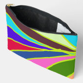 Schattigee kleurrijke regenboogstrepen klassiek pa etui (Open)