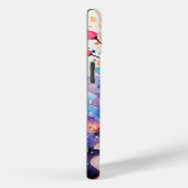 Schattigee kleurrijke retro bloemenkunst Case-Mate iPhone case (Achterkant / Rechts)