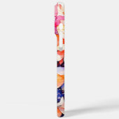 Schattigee kleurrijke retro bloemenkunst Case-Mate iPhone case (Achterkant / Links)