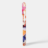 Schattigee kleurrijke retro bloemenkunst Case-Mate iPhone case (Achterkant / Links)