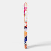 Schattigee kleurrijke retro bloemenkunst Case-Mate iPhone case (Achterkant / Links)