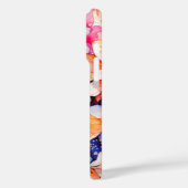 Schattigee kleurrijke retro bloemenkunst Case-Mate iPhone case (Achterkant / Links)