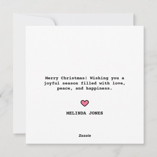 Schattigee kleurrijke retro sterrenhemel vrolijke feestdagenkaart (Achterkant)