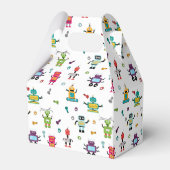 Schattigee Kleurrijke Robots Kinder Robot Verjaard Bedankdoosjes (Achterkant)