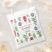 Schattigee Kleurrijke Robots Kinder Robot Verjaard Bedankzakje (Geknipt)