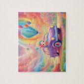 Schattigee Kleurrijke Speelgoed Car Legpuzzel (Verticaal)