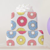 Schattigee kleurrijke sprinkles donuts cadeaupapier