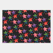 Schattigee kleurrijke Star Silent Night Galaxy Wat Inpakpapier Vel (Voorkant 3)