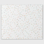 Schattigee kleurrijke stippen eenvoudige leuke fee cadeaupapier (Vlak)