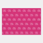 Schattigee Kleurrijke Stippen Turquoise Waterverf Inpakpapier Vel (Voorkant 2)