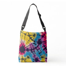 Schattigee Kleurrijke Tie Dye Cross Body Bag
