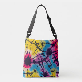 Schattigee Kleurrijke Tie Dye Cross Body Bag Crossbody Tas