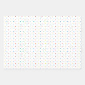 Schattigee kleurrijke Tiger Stripe Dot Verjaardags Inpakpapier Vel (Voorkant 2)