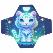 Schattigee kleurrijke tijger holografisch | voetbal (Enkel)