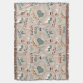 Schattigee kleurrijke treinen op treinrails Kinder Deken (Voorkant Verticaal)