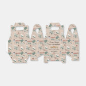 Schattigee Kleurrijke Treinen Op Treinsporen Verja Bedankdoosjes (Uitgevouwen)