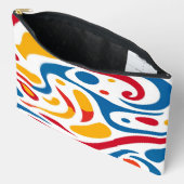 Schattigee kleurrijke trendy classic pattern acces etui (Open)