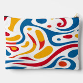 Schattigee kleurrijke trendy classic pattern acces etui (Achterkant)